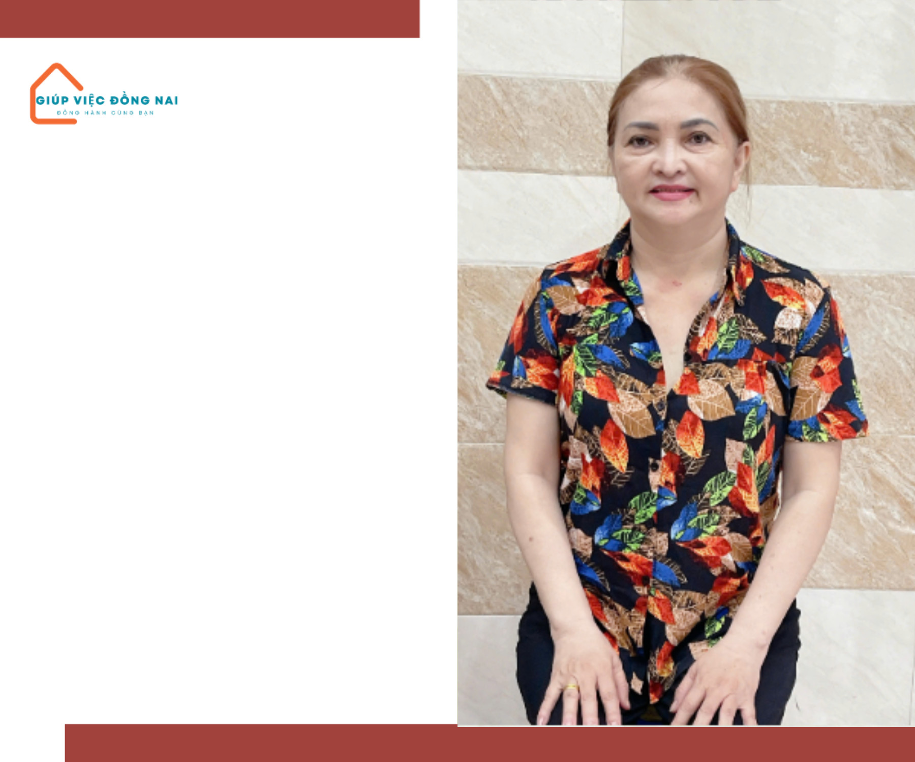 Chị Nguyễn Lập Bình, sinh năm 1969, quê Hà Nam cần tìm việc