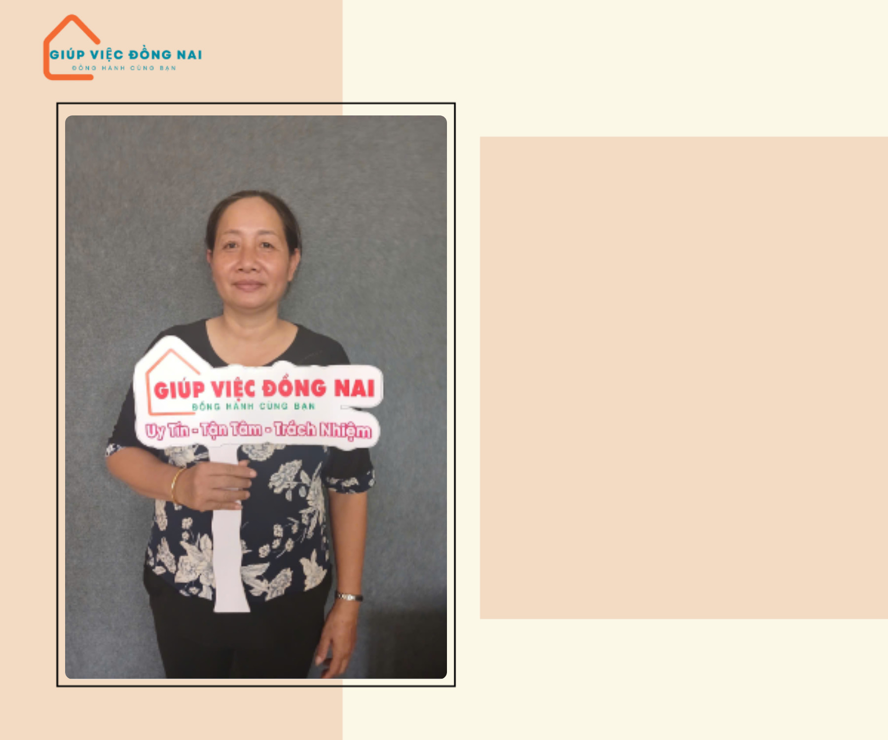 Chị TRẦN THỊ THƯỢC, sinh năm 1972, quê Nam Định cần tìm việc