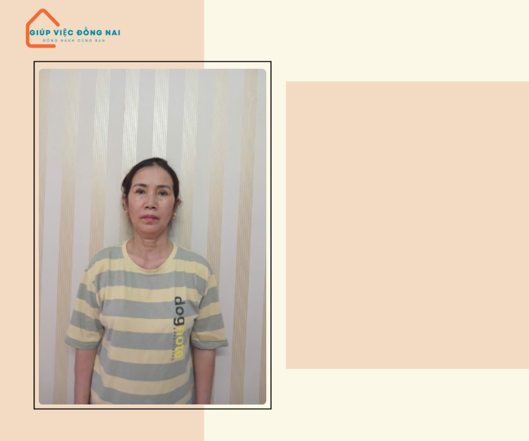 Chị LÊ THỊ NGOÃN, sinh năm 1968, quê Hải Dương cần tìm việc