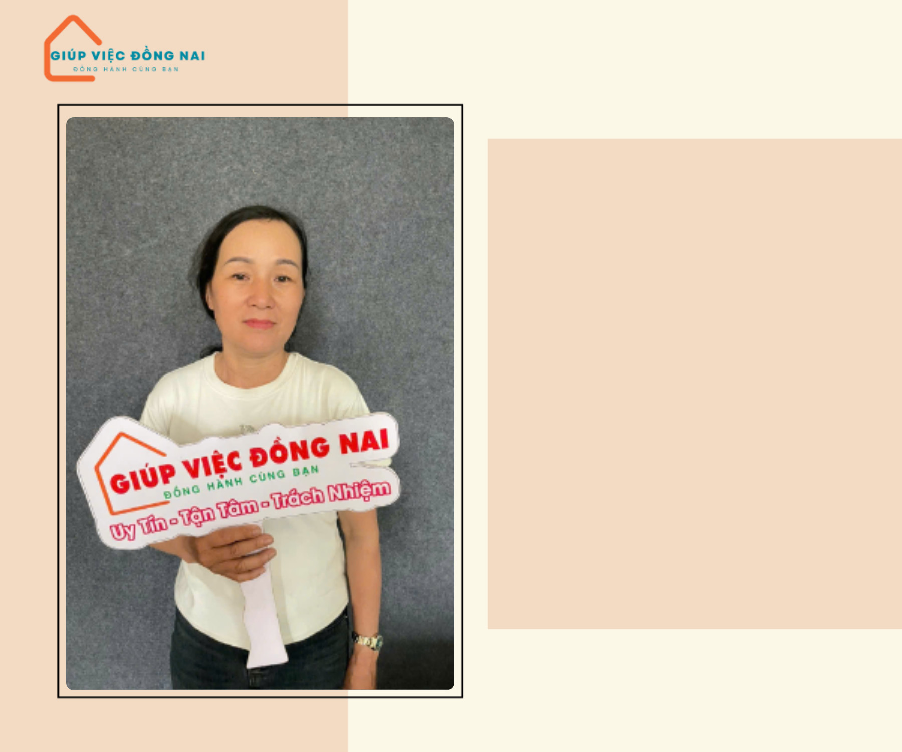 Chị ĐÀO THỊ LAN, sinh năm 1972, quê Ninh Bình cần tìm việc