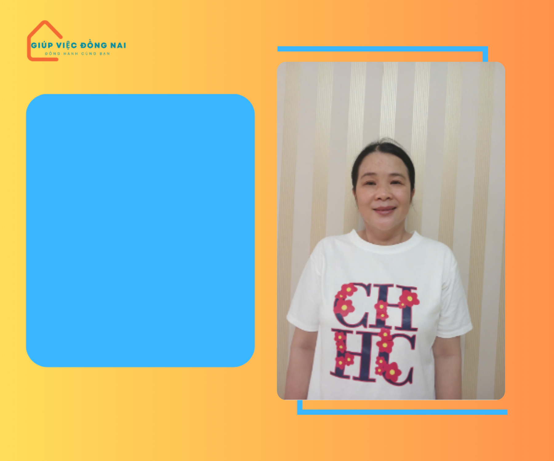 Chị NGUYỄN THỊ HOA, sinh năm 1981, quê Quảng Bình cần tìm việc