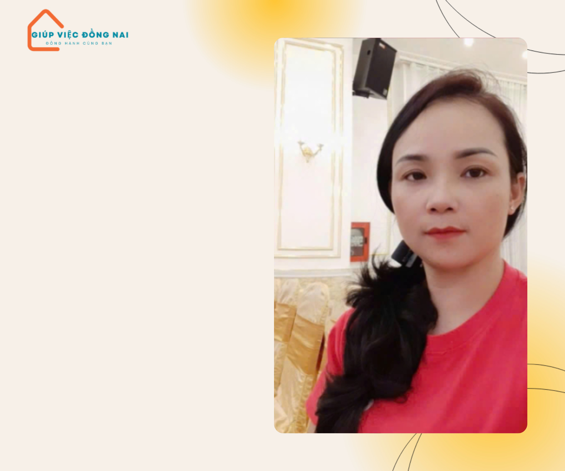 Chị NGUYỄN THỊ LAN HƯƠNG, sinh năm 1980, quê Đồng Nai cần tìm việc