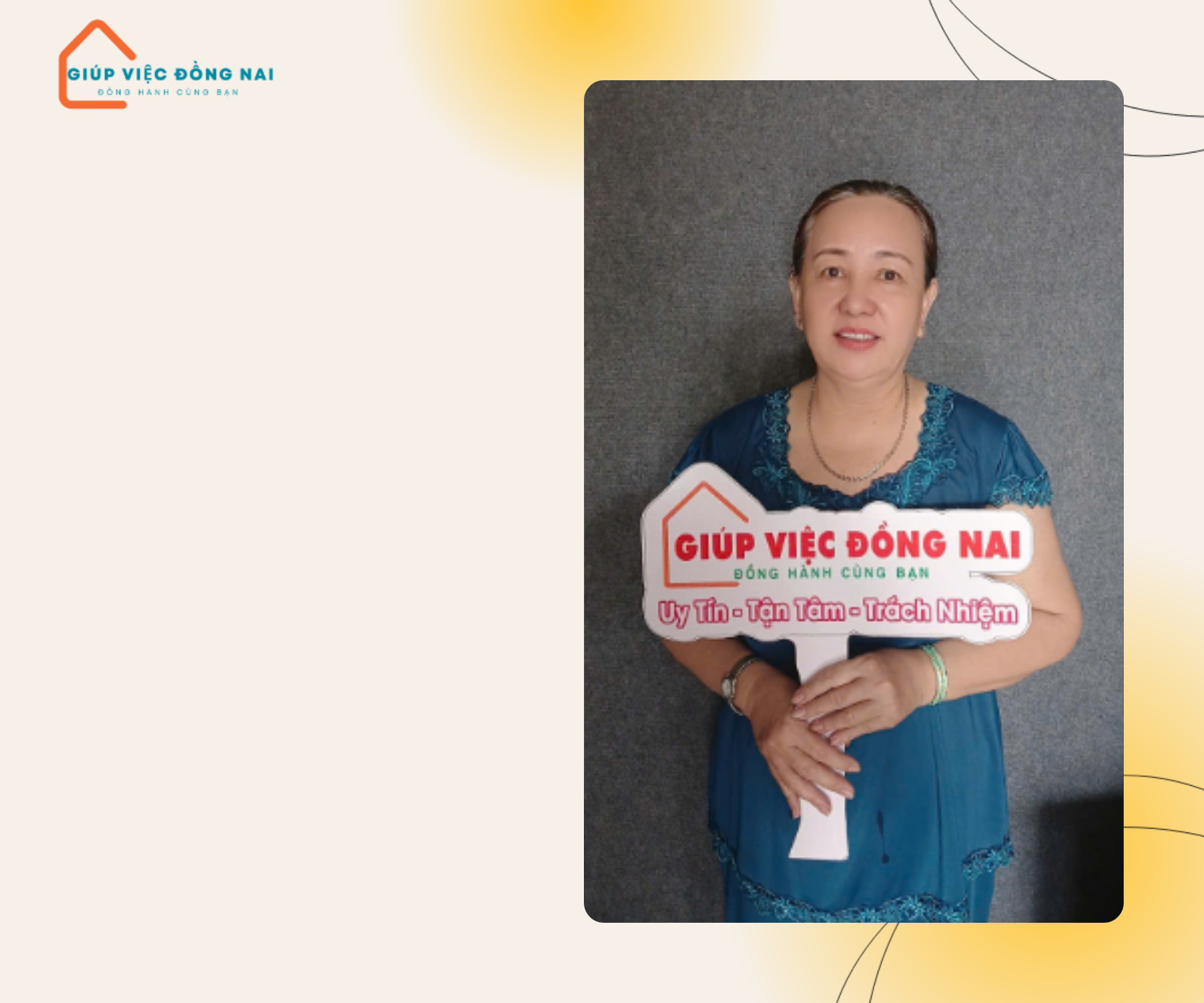 Chị NGUYỄN THỊ THU, sinh năm 1971, quê Khánh Hòa cần tìm việc