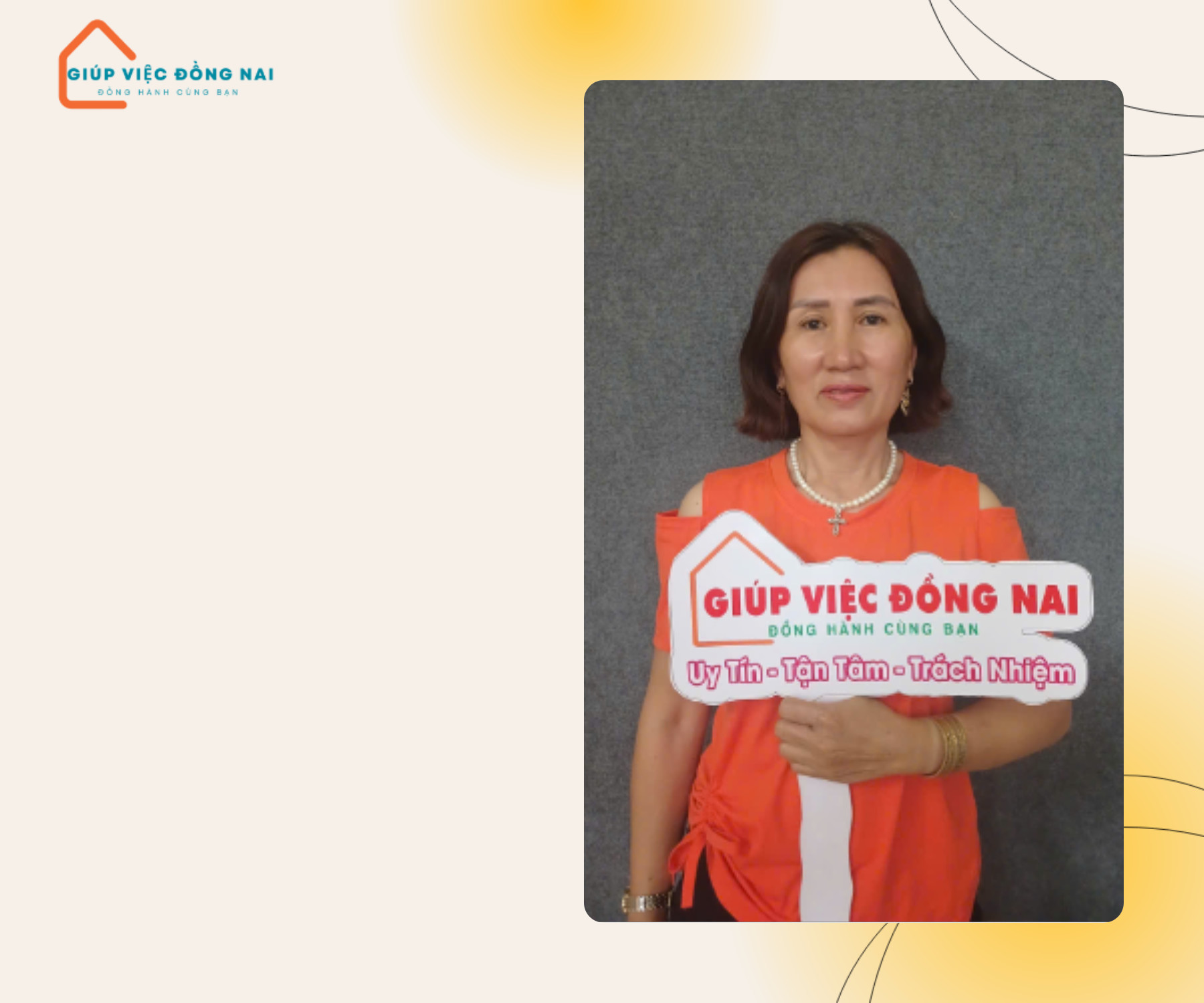 Chị NGUYỄN TRẦN MỸ DUNG, sinh năm 1978, quê Bình Thuận cần tìm việc