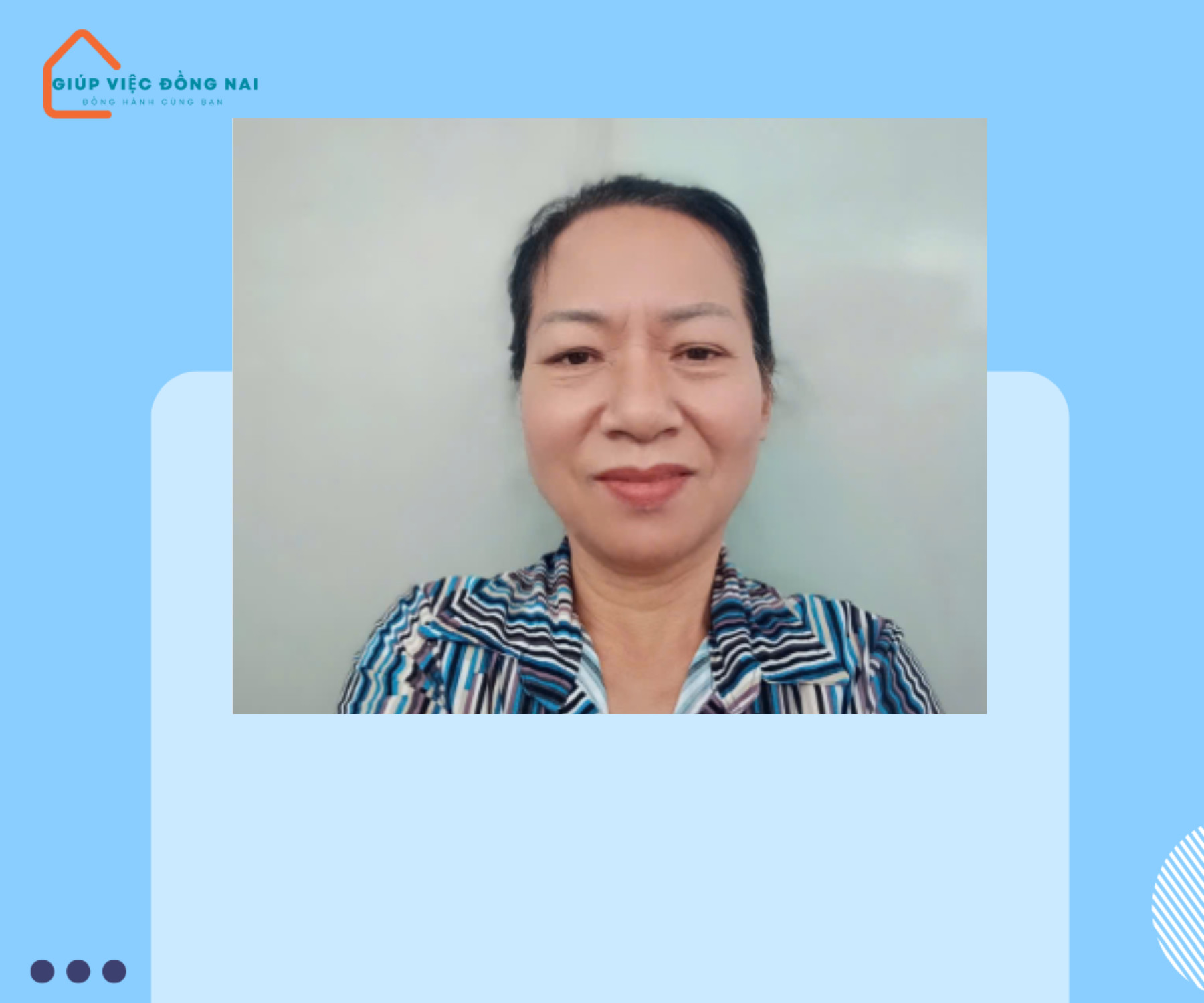 Chị TRẦN THỊ THƯƠNG, sinh năm 1966, quê Nam Định cần tìm việc