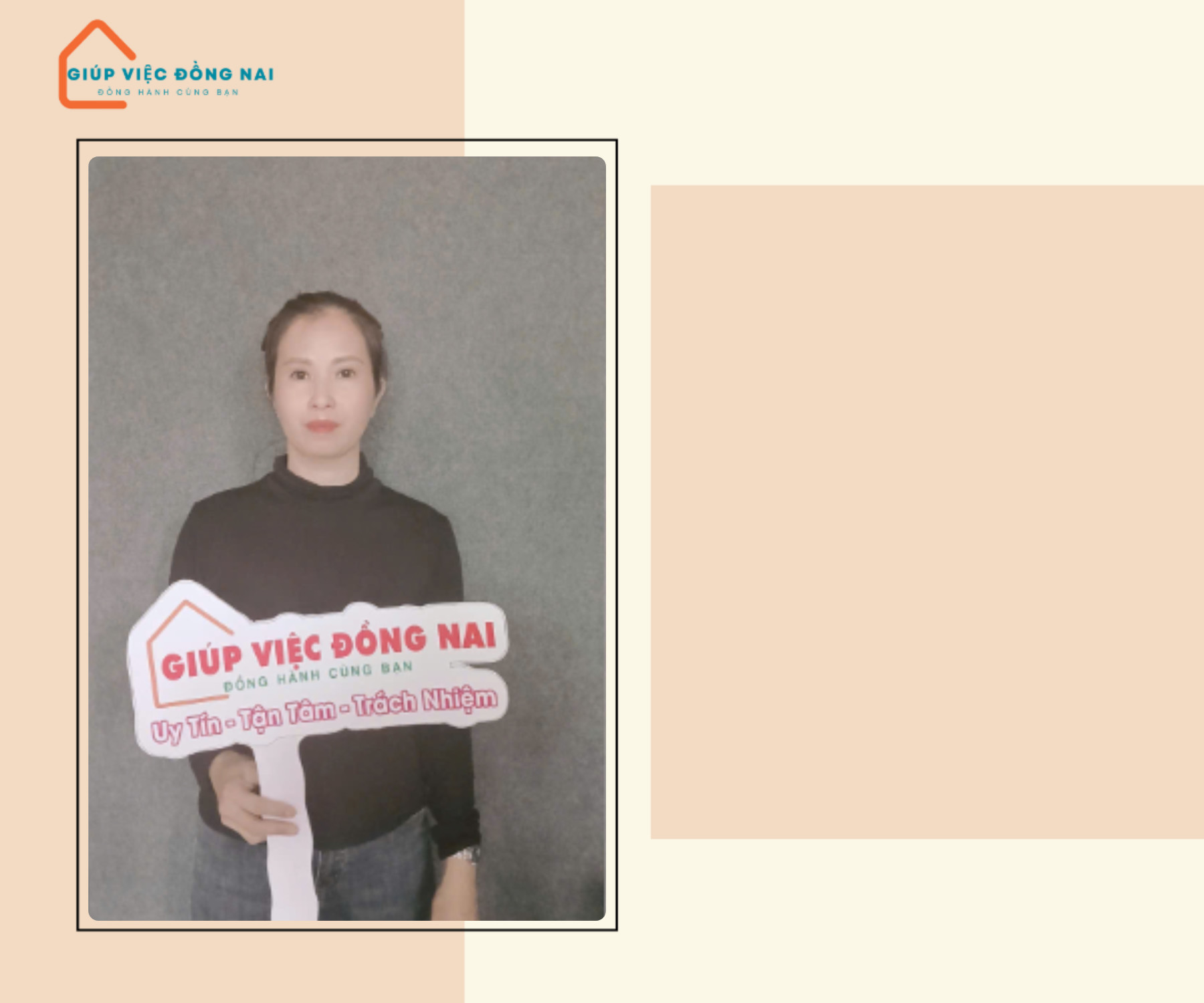 Chị TRẦN THỊ KIM DUNG, sinh năm 1978, quê Đồng Nai cần tìm việc