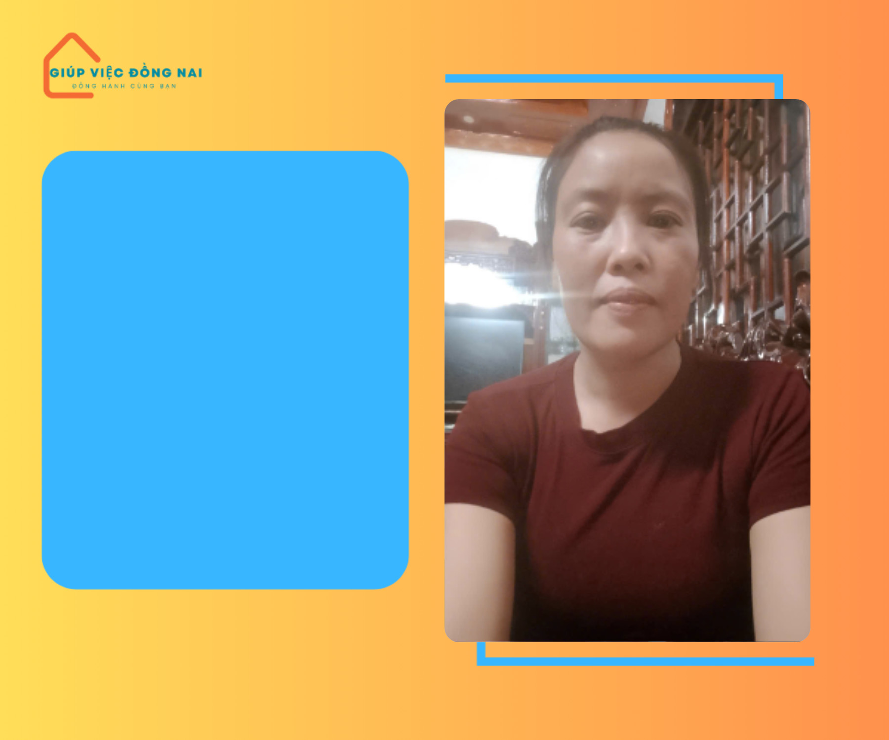 Chị TRẦN THỊ XINH, sinh năm 1982, quê Quảng Trị cần tìm việc
