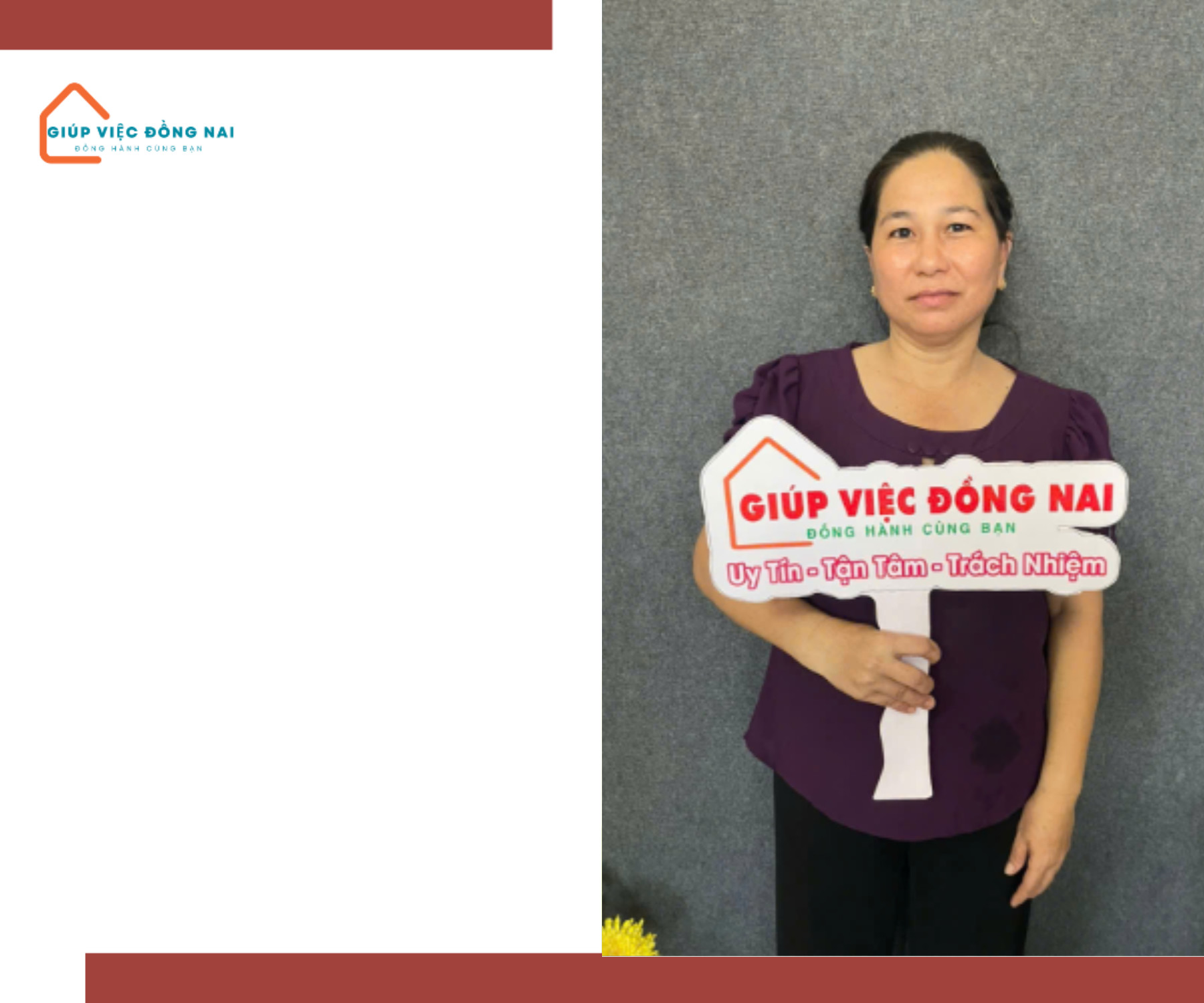 Chị ĐẶNG THỊ DIỆU, sinh năm 1976, quê Sóc Trăng cần tìm việc