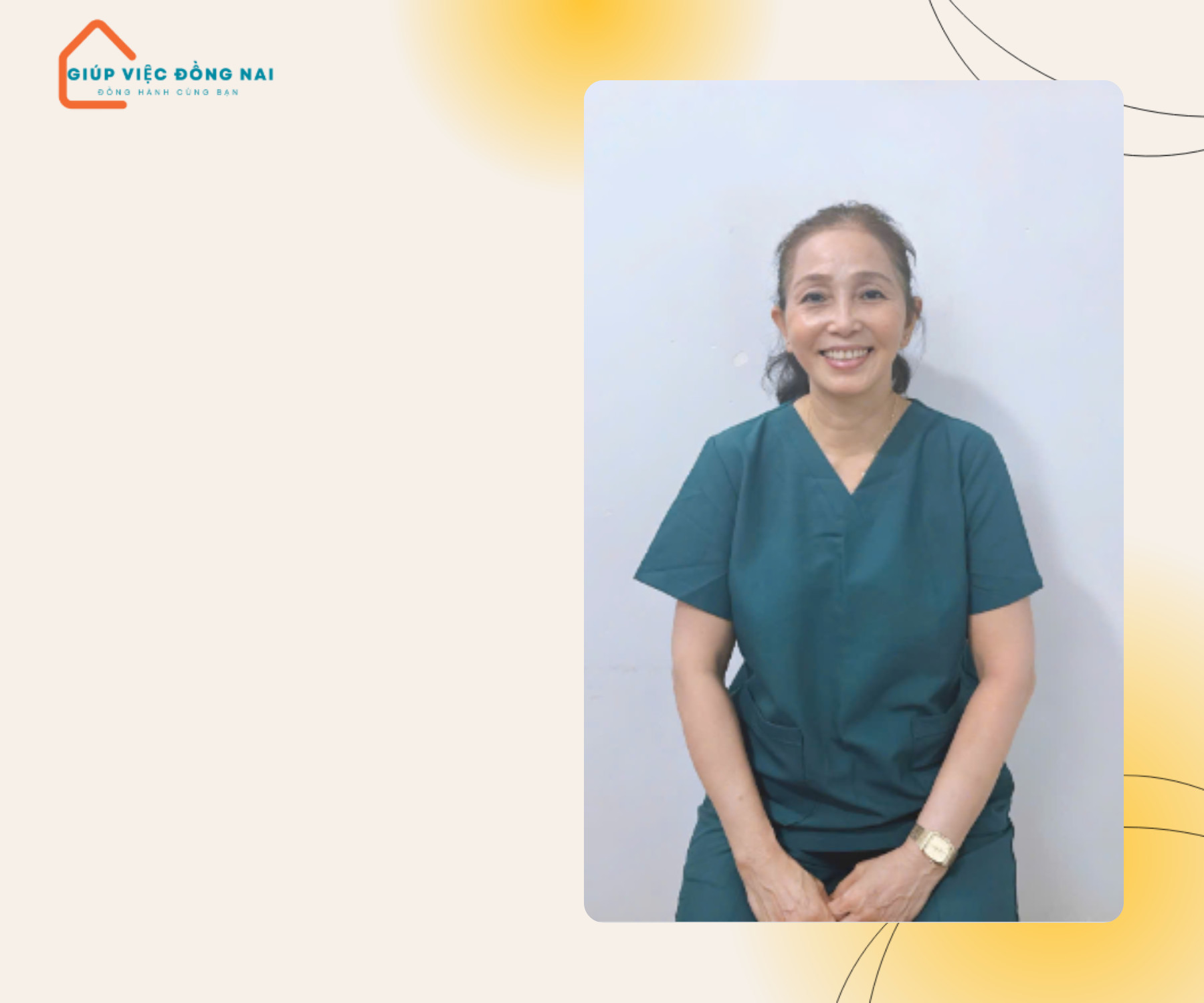 Chị NGUYỄN THỊ SỨ, sinh năm 1967, quê Đồng Nai cần tìm việc