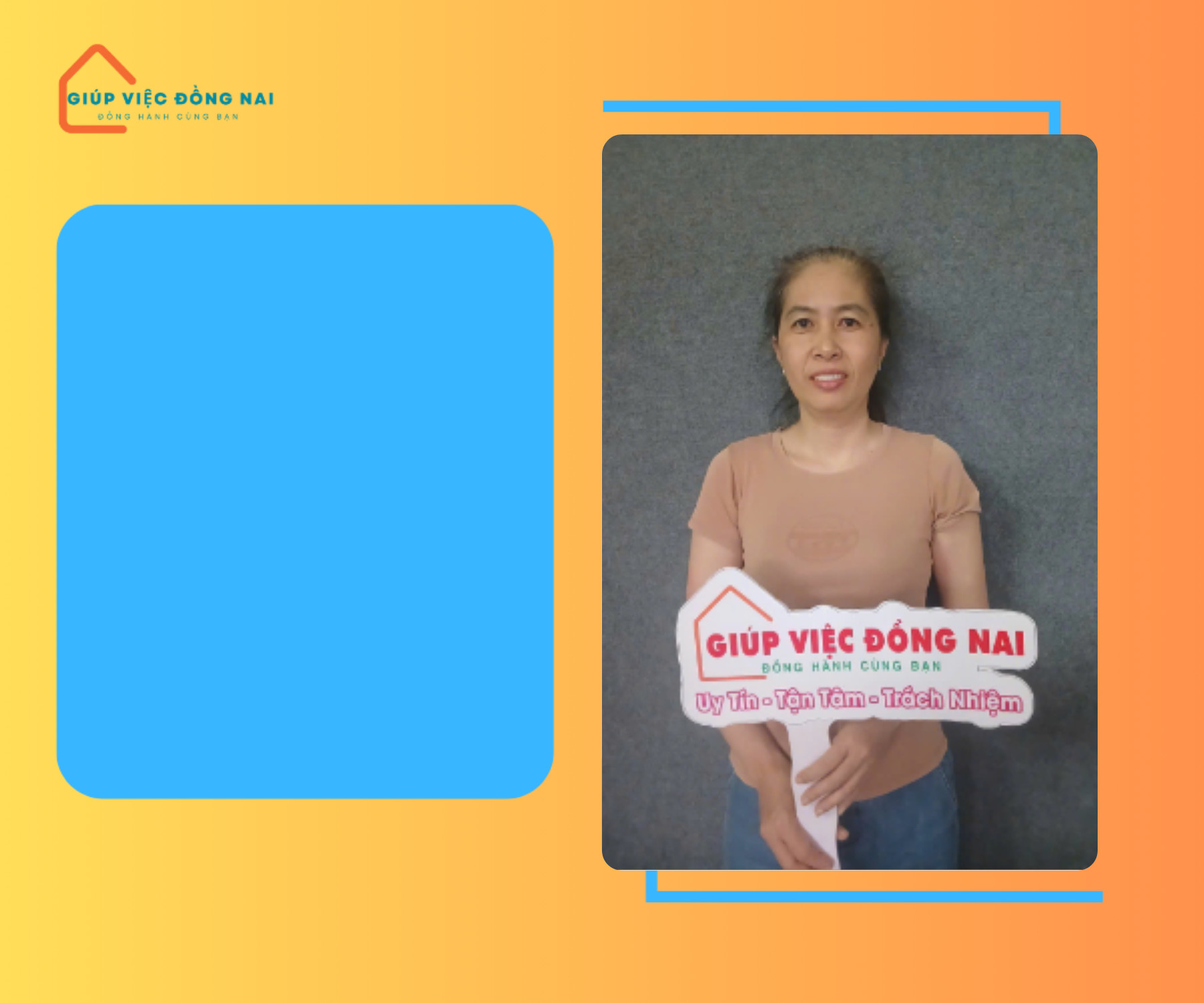 Chị NGUYỄN THỊ HƯNG THỊNH, sinh năm 1980, quê Bình Thuận cần tìm việc