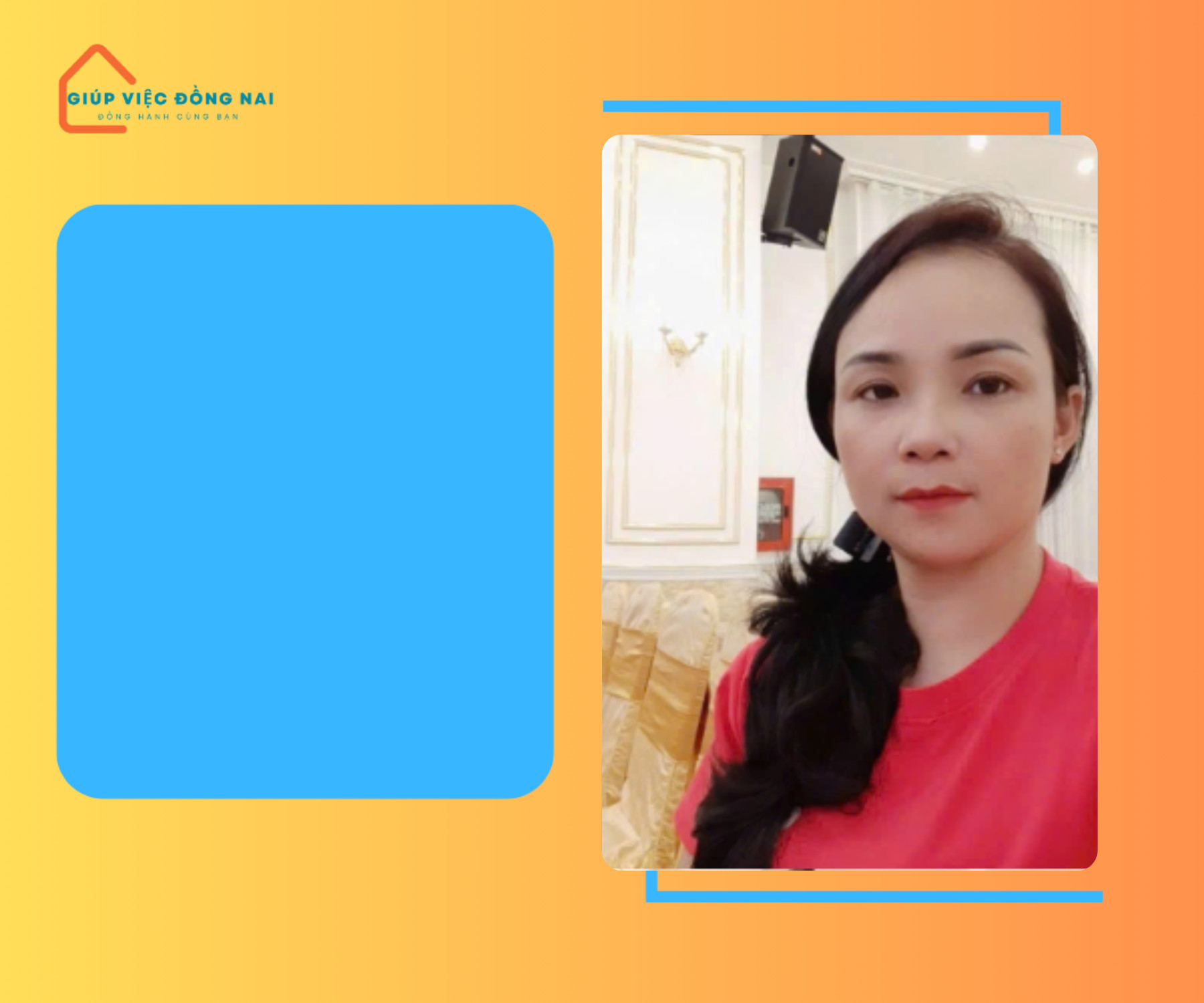 Chị NGUYỄN THỊ LAN HƯƠNG, sinh năm 1980, quê Đồng Nai cần tìm việc