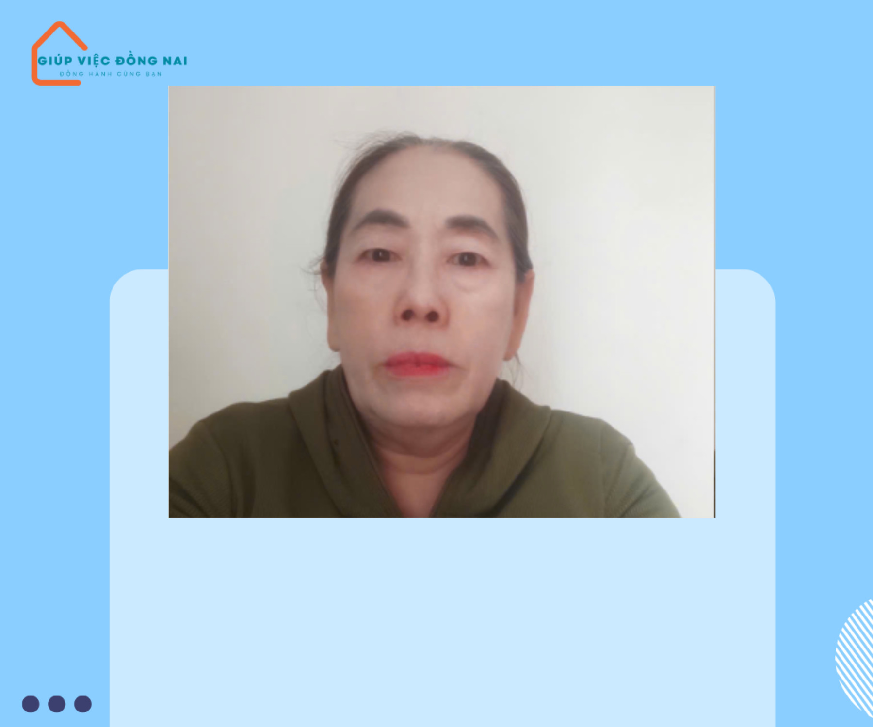 Chị PHAN THỊ NGỌC DIỄM, sinh năm 1968, quê Bình Thuận cần tìm việc