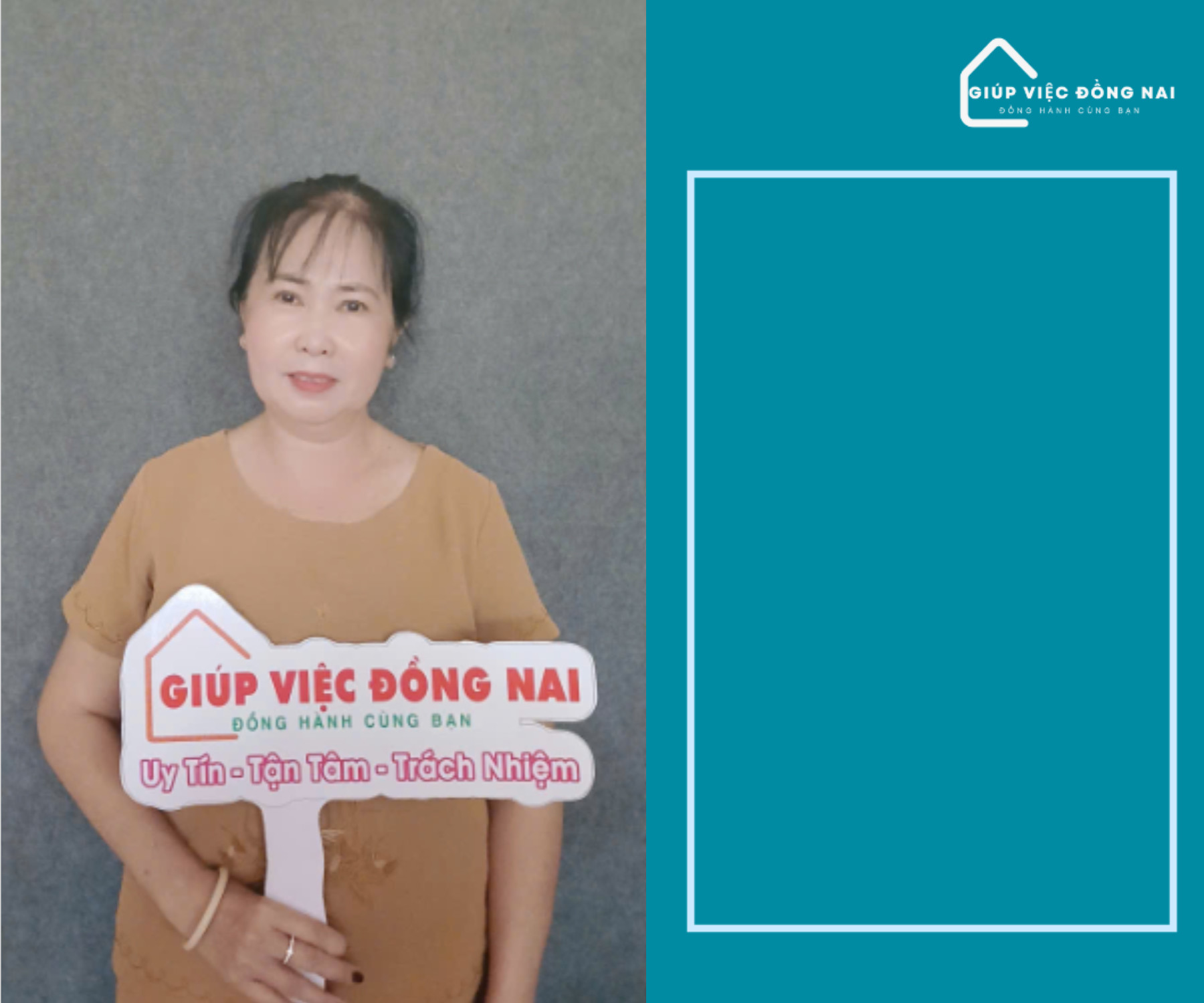 Chị Nguyễn Thị Cẩm Vân, sinh năm 1972, quê Đồng Tháp cần tìm việc