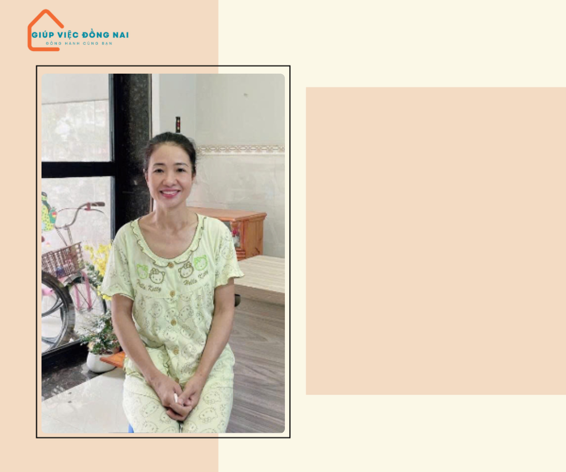 Chị PHAN THỊ THU THẢO, sinh năm 1972, quê Nam Định cần tìm việc