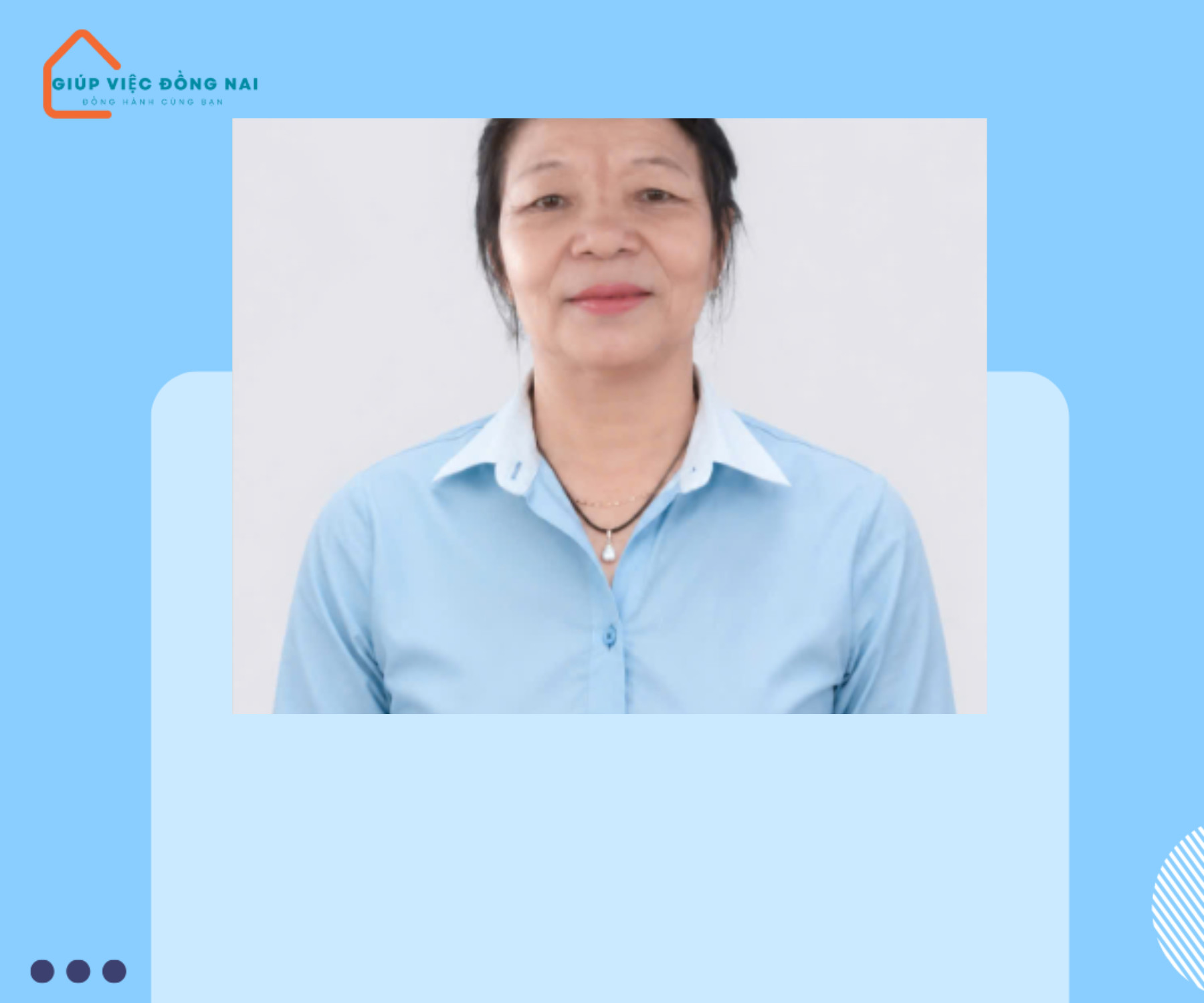 Chị NGUYỄN NGỌC ANH, sinh năm 1970, quê An Giang cần tìm việc