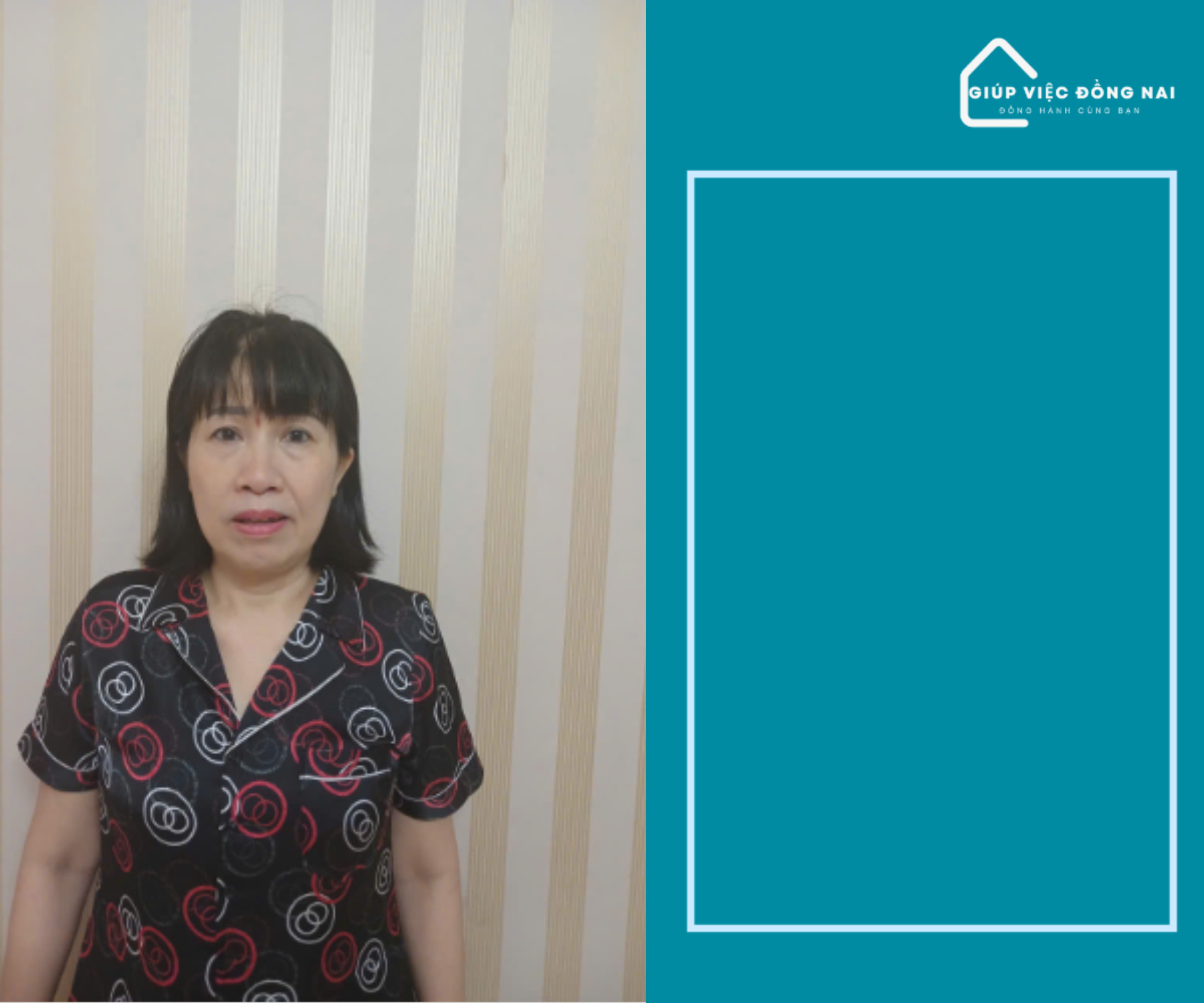 Chị ĐẶNG THỊ YẾN, sinh năm 1976, quê Quảng Bình cần tìm việc