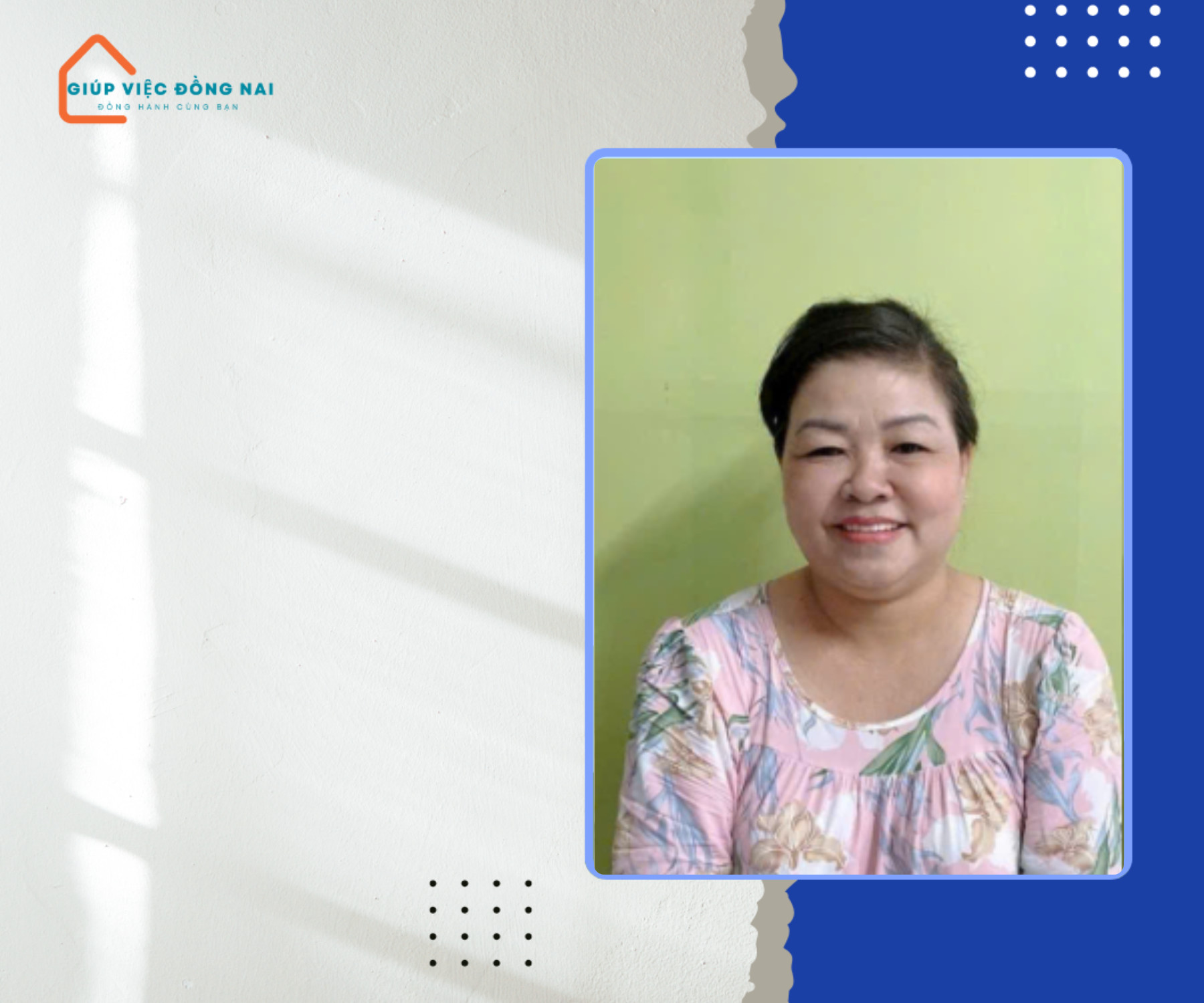 Chị NGUYỄN THANH TÂM, sinh năm 1972, quê Long An cần tìm việc