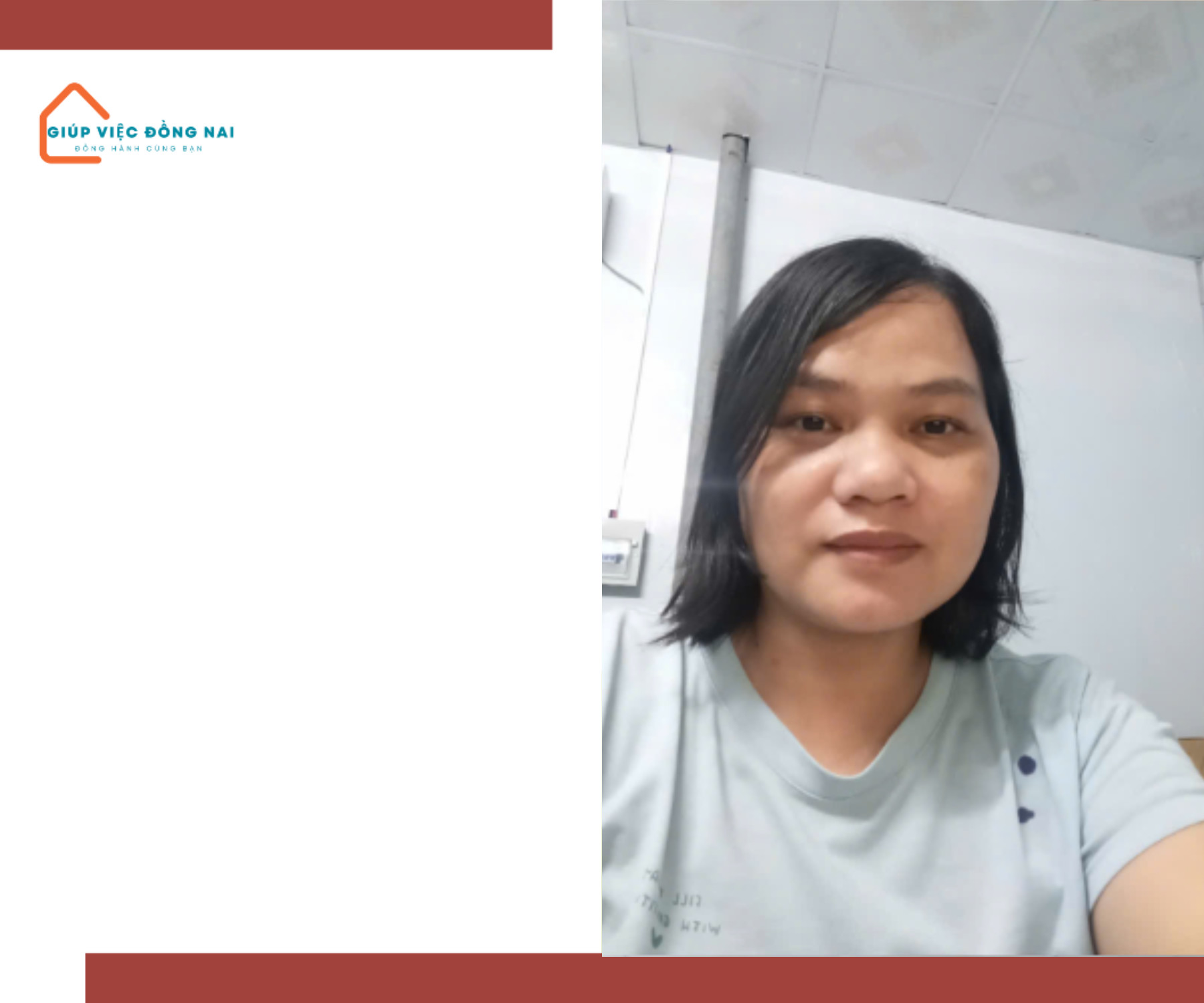 Chị NGUYỄN THỊ LIÊN, sinh năm 1983, quê Hà Tĩnh cần tìm việc