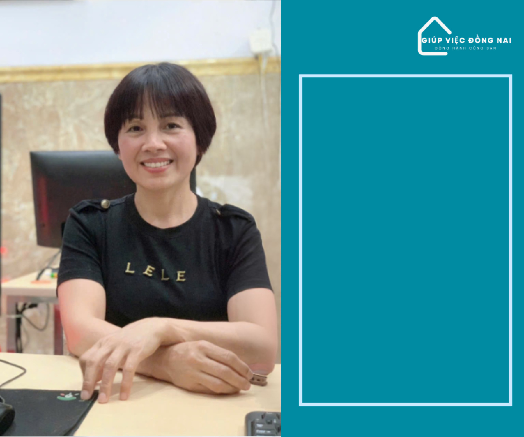 Chị ĐẶNG THỊ KIM LIÊN, sinh năm 1970, quê Bắc Giang cần tìm việc