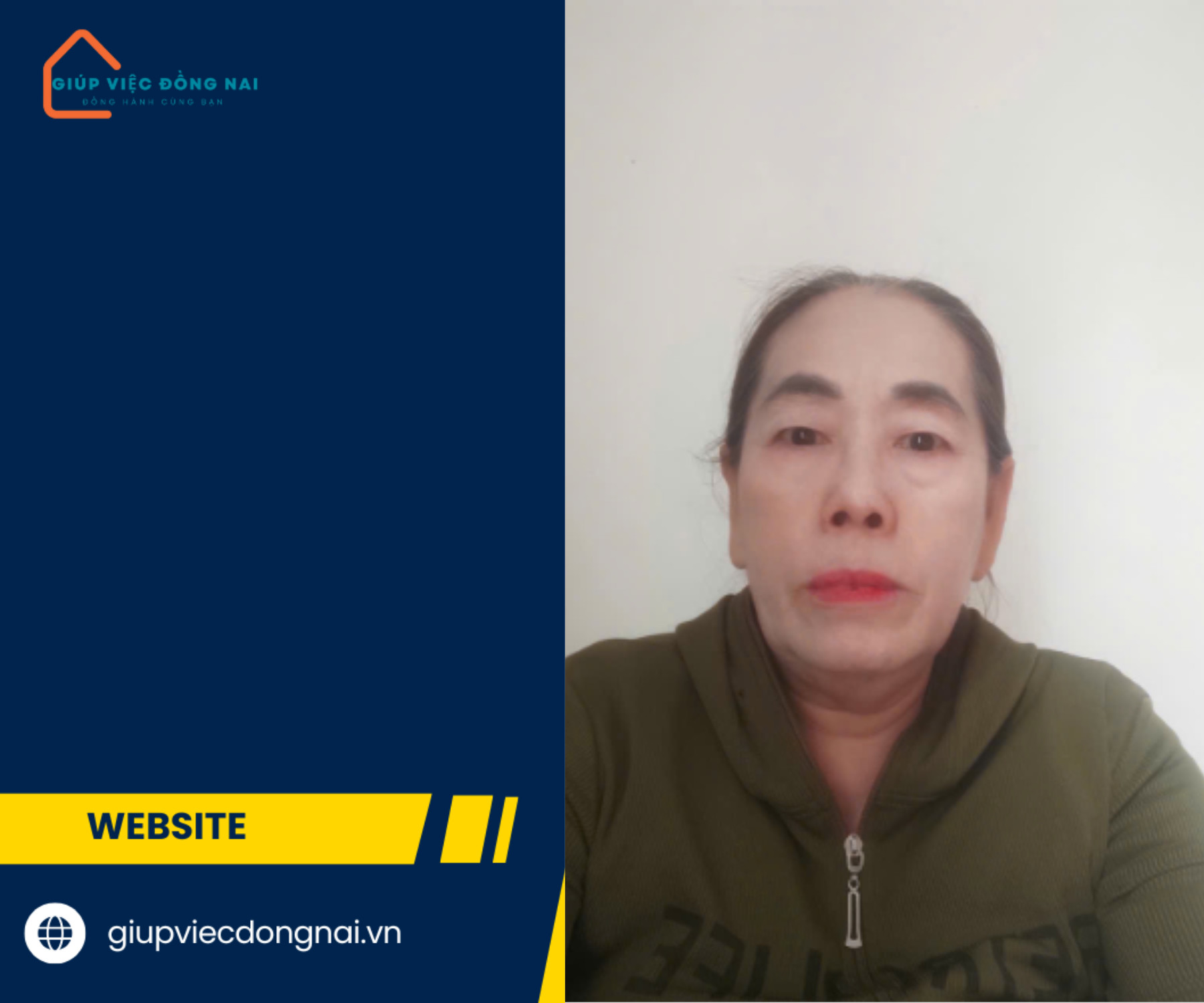 Chị PHAN THỊ NGỌC DIỄM, sinh năm 1968, quê Bình Thuận cần tìm việc