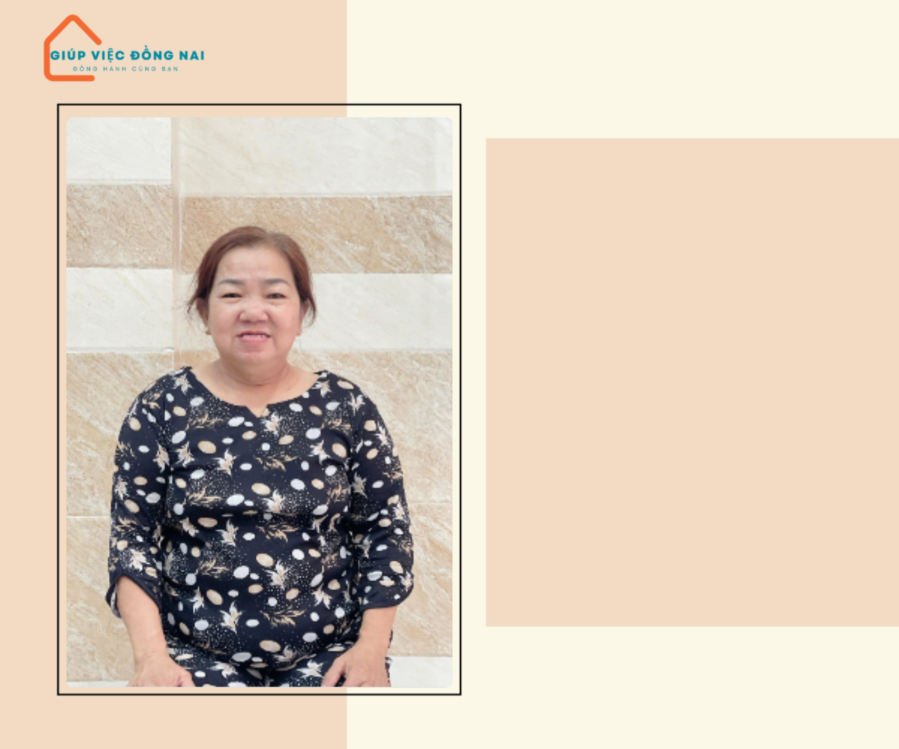 Chị NGUYỄN THỊ ĐẦY, sinh năm 1967, quê Hồ Chí Minh cần tìm việc