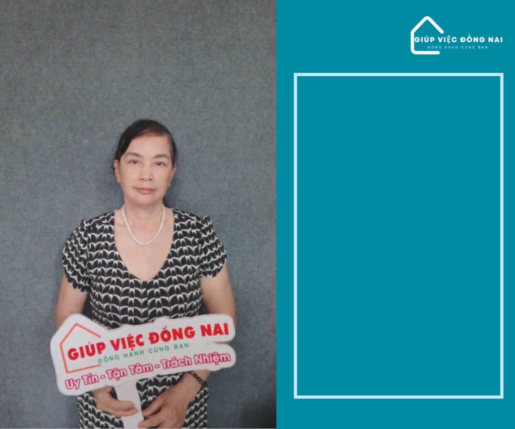 Chị Vũ Thị Nhung, sinh năm 1964, quê Nam Định cần tìm việc