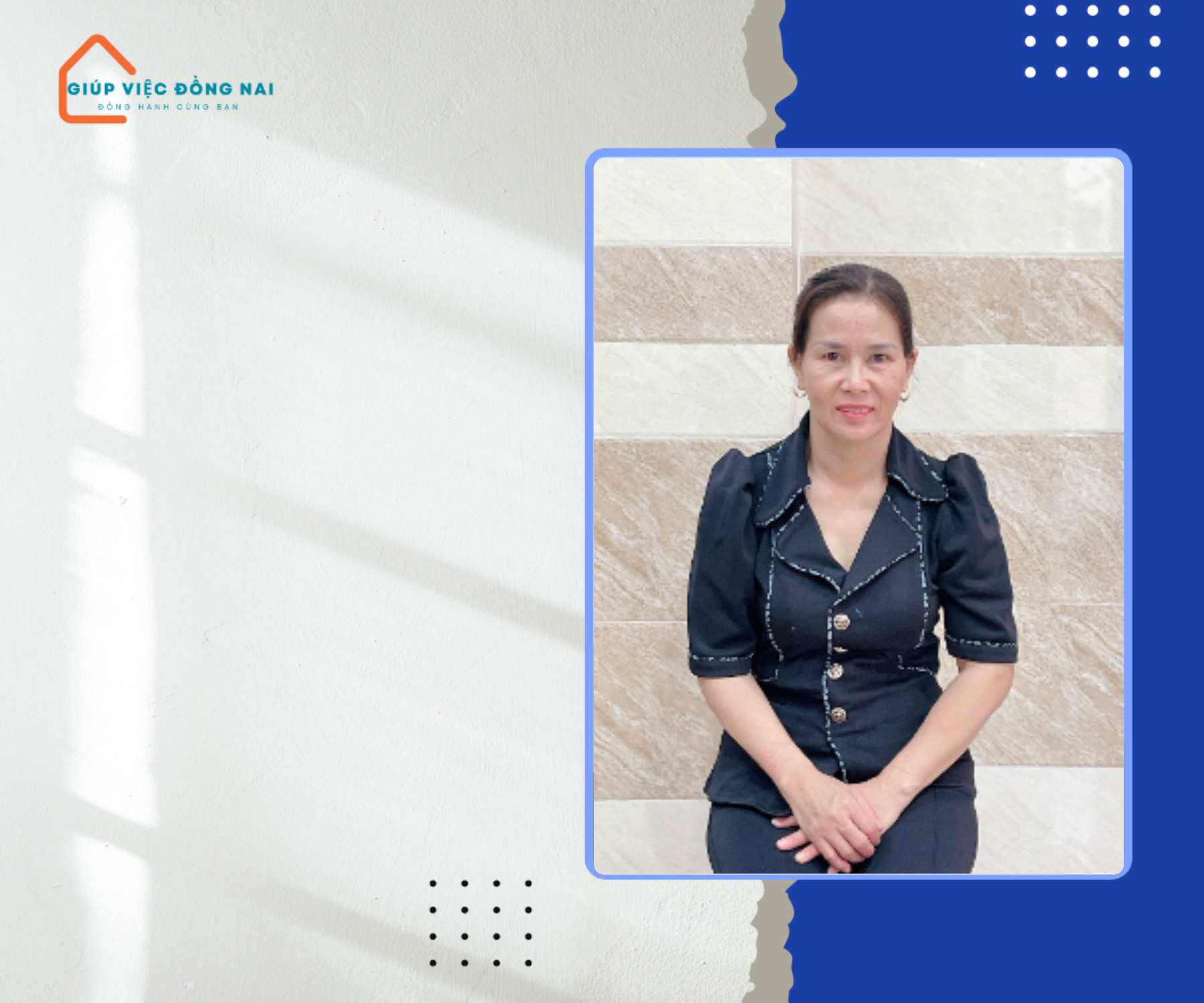 Chị PHẠM THỊ HIẾU, sinh năm 1972, quê Bến Tre cần tìm việc