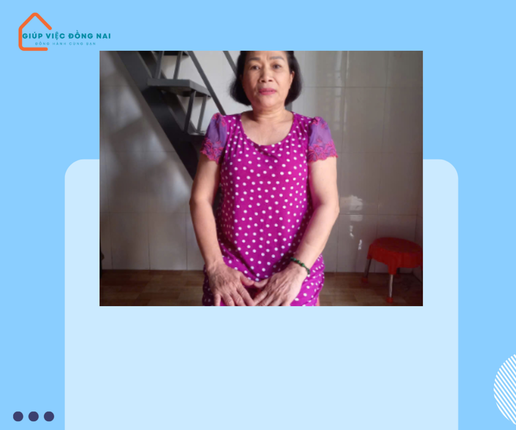 Chị MAI THỊ HỒNG ANH, sinh năm 1964, quê Thừa Thiên Huế cần tìm việc