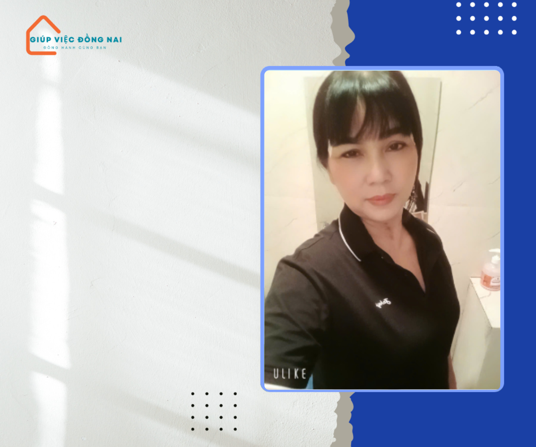 Chị TRẦN THỊ GIANG, sinh năm 1973, quê Đồng Nai cần tìm việc