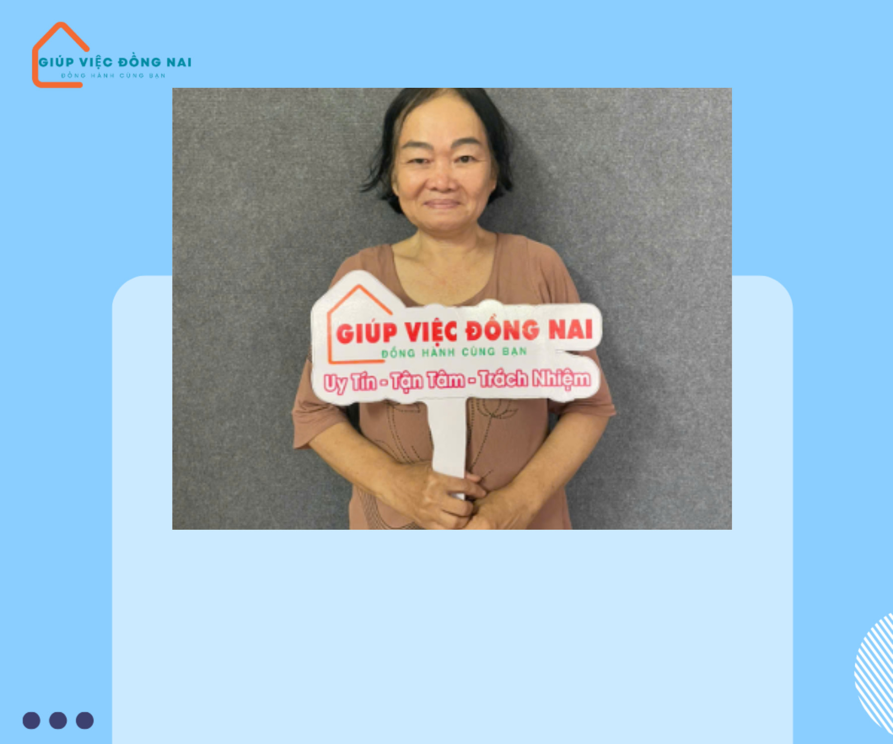 Chị PHAN THỊ LỆ HAI, sinh năm 1966, quê An Giang cần tìm việc