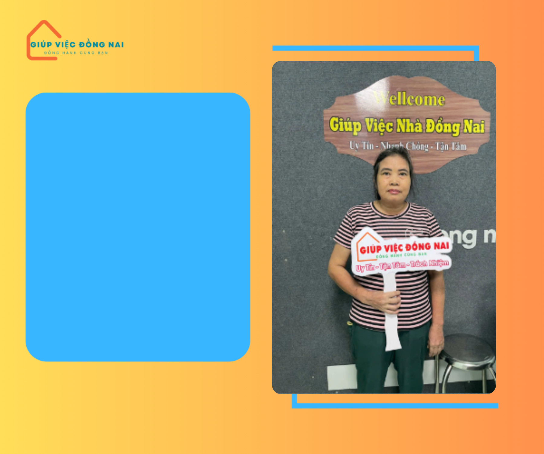 Chị NGUYỄN THỊ VÀN, sinh năm 1973, quê Hải Dương cần tìm việc