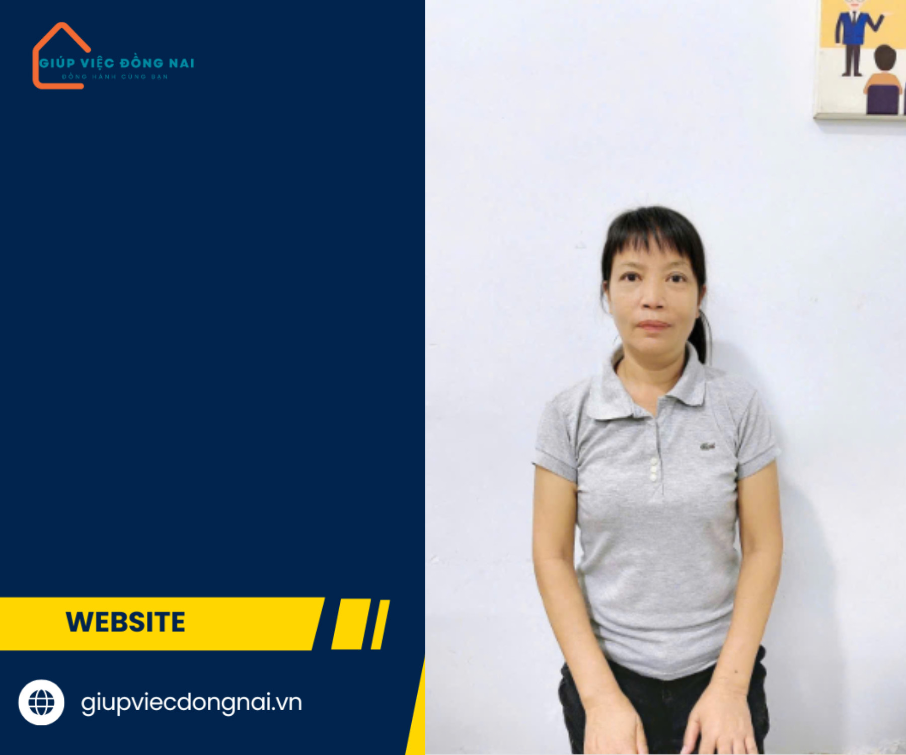 Chị NGUYỄN THỊ KIM PHƯỢNG, sinh năm 1972, quê Hồ Chí Minh cần tìm việc