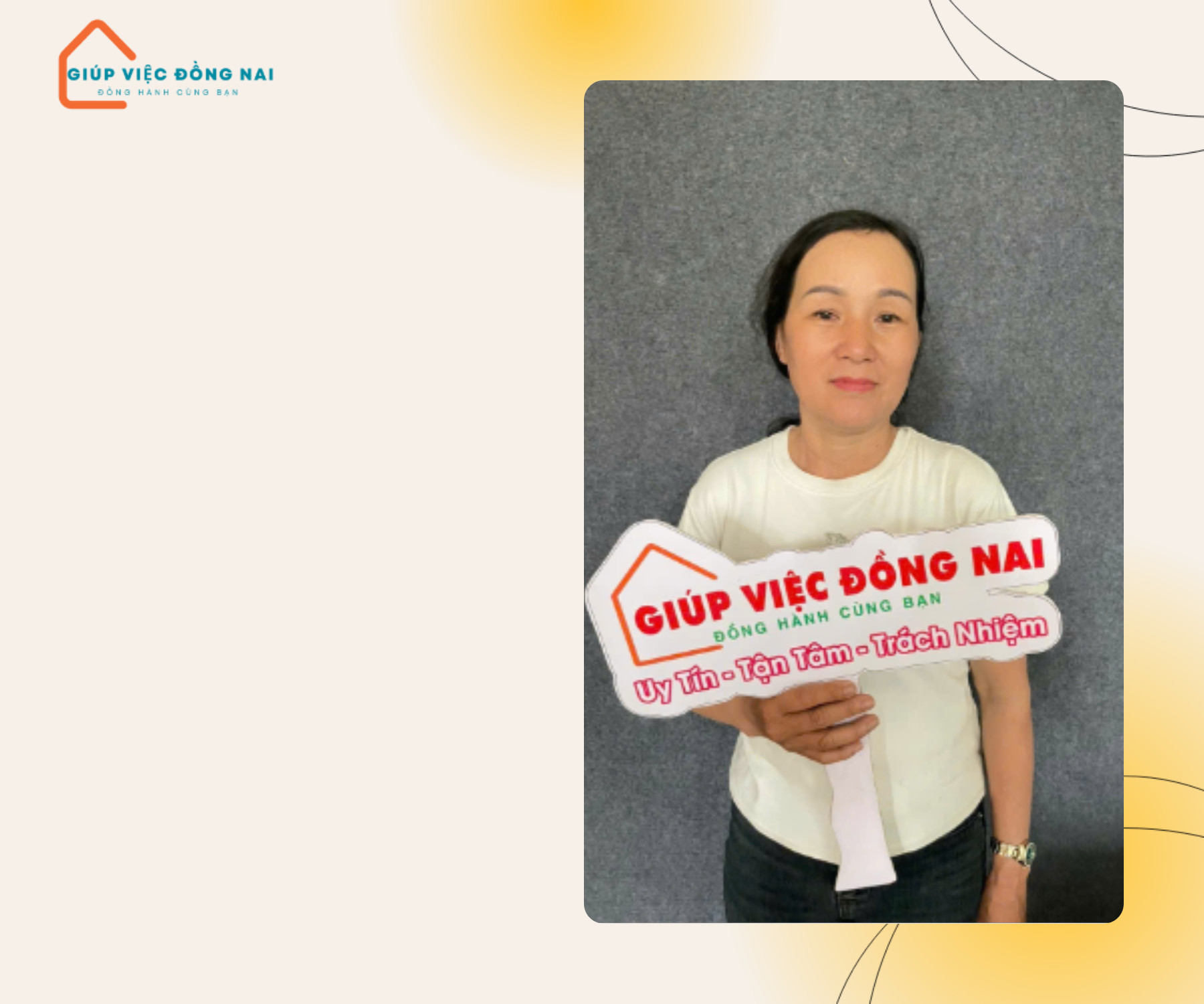 Chị ĐÀO THỊ LAN, sinh năm 1972, quê Ninh Bình cần tìm việc