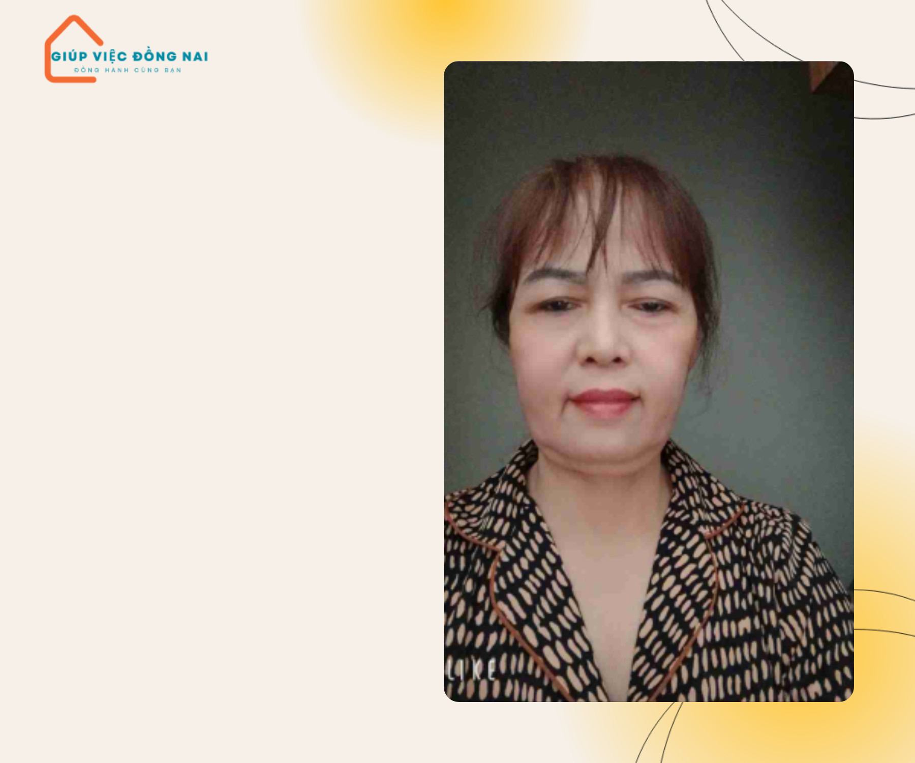 Chị BÙI THU HÀ, sinh năm 1966, quê Hà Nội cần tìm việc